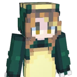 hugeworm Minecraft avatar bust