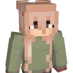 hushednotes Minecraft avatar bust