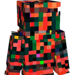 hxnted Minecraft avatar bust