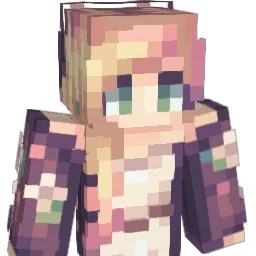 iAlina Minecraft avatar bust