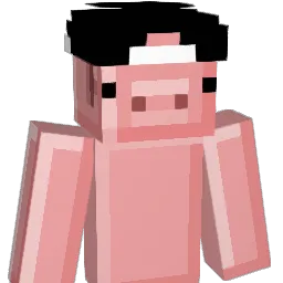 iPiggy Minecraft avatar bust