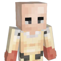 iSaitama Minecraft avatar bust