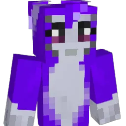 iamaQT Minecraft avatar bust