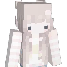 idolled Minecraft avatar bust