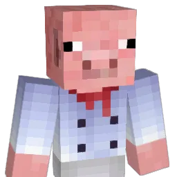 iiPiggy Minecraft avatar bust