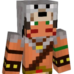indianuan Minecraft avatar bust
