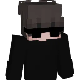 infwcted Minecraft avatar bust