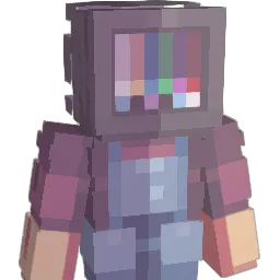 ingenuine Minecraft avatar bust