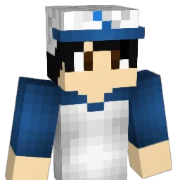 invisibleblue Minecraft avatar bust