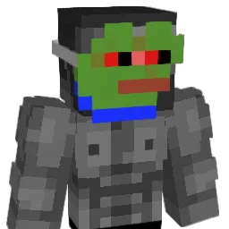 itouchgrassi Minecraft avatar bust