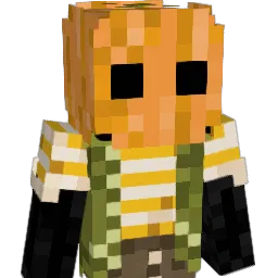 jackysolantern Minecraft avatar bust
