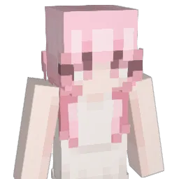japaned Minecraft avatar bust
