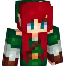 jennewells Minecraft avatar bust