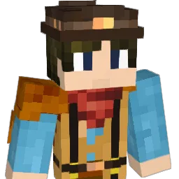 jockbush Minecraft avatar bust