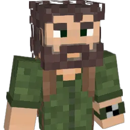 juampaa Minecraft avatar bust