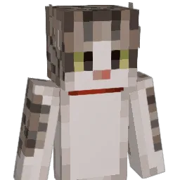 jujucat Minecraft avatar bust