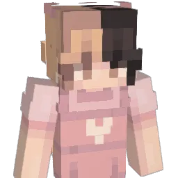 junieblu Minecraft avatar bust