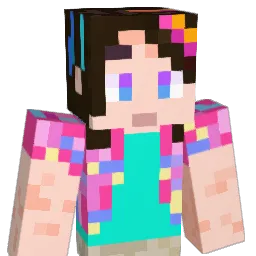 kelseachan Minecraft avatar bust