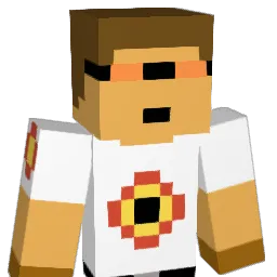 kiddcorsair Minecraft avatar bust