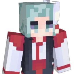 kitsunait Minecraft avatar bust
