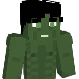 kleinerhulk Minecraft avatar bust
