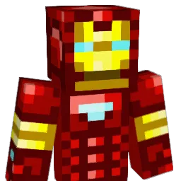 kloaked Minecraft avatar bust