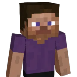 klvr Minecraft avatar bust