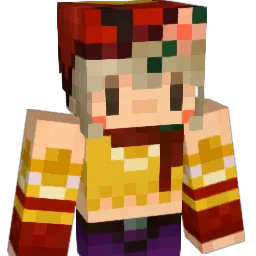 komekomeroman Minecraft avatar bust