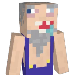 kqkzy Minecraft avatar bust