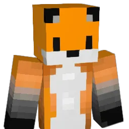 krockfox Minecraft avatar bust