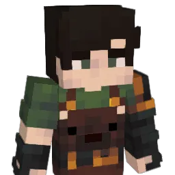 kumabaka Minecraft avatar bust