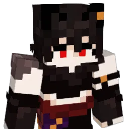 kur0kitsu Minecraft avatar bust