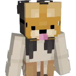 lWookie Minecraft avatar bust
