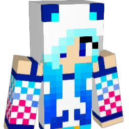 ladylza Minecraft avatar bust