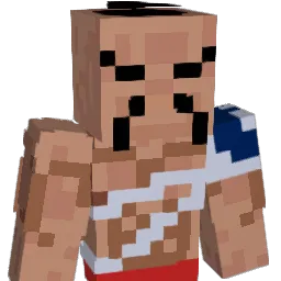 lalalamen Minecraft avatar bust