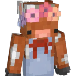 lauralikescows Minecraft avatar bust