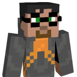 leere Minecraft avatar bust