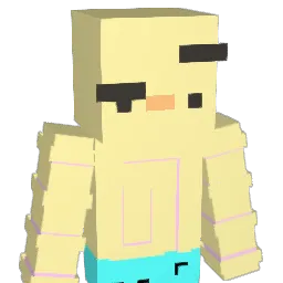 linabambina Minecraft avatar bust