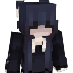 llunashii Minecraft avatar bust