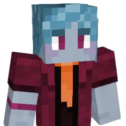 lntroverted Minecraft avatar bust