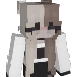 loserbella Minecraft avatar bust