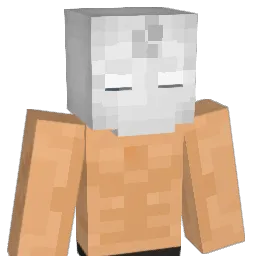louhhh Minecraft avatar bust