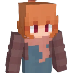 loveume Minecraft avatar bust