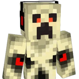 lufabie Minecraft avatar bust