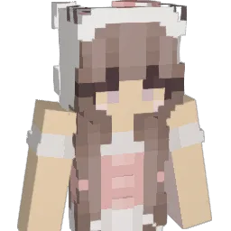 luliebear Minecraft avatar bust