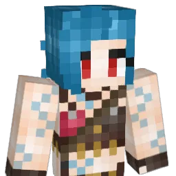 lululululala Minecraft avatar bust