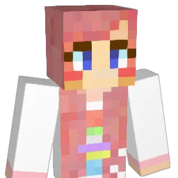lulupink Minecraft avatar bust