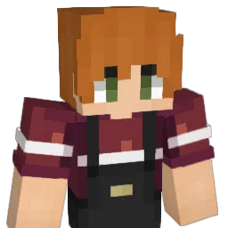 luluzera Minecraft avatar bust