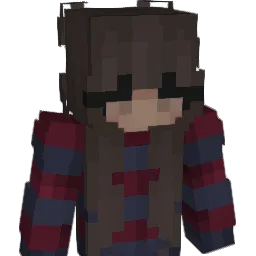 luvmia Minecraft avatar bust