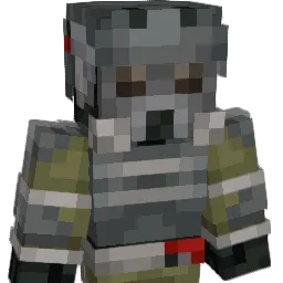 machinegun1234 Minecraft avatar bust